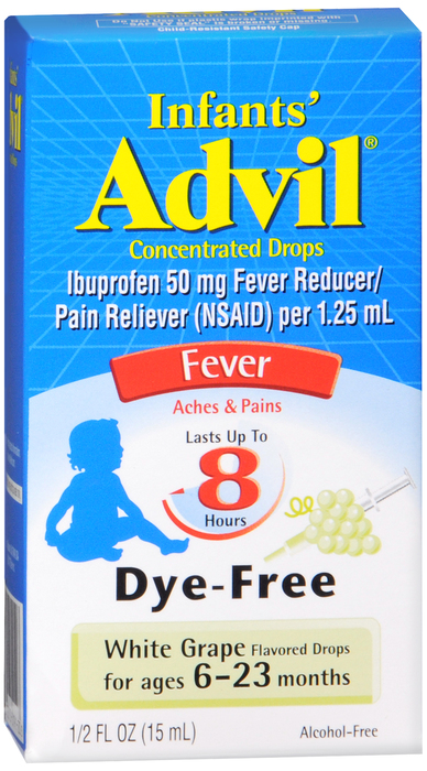 Advil Infants White Grape Flavored Concentrated Drops 0.5oz