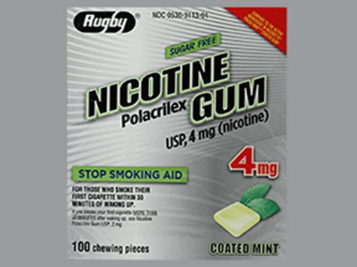 NICOTINE GUM 4MG CM 100CT WATSON