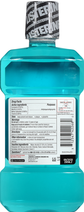 LISTERINE ULTRACLEAN COOL MINT 500ML