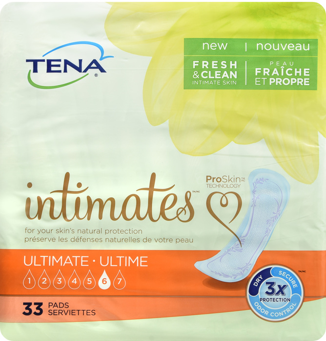 Tena Serenity Intimates Ultimate Regular Pads 33ct