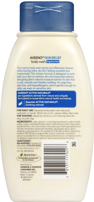 AVEENO SKIN RELIEF BODY WASH 12 OZ