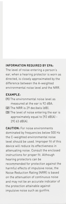 EAR PLUG QUIET PLEASE FOAM NRR29 10PR