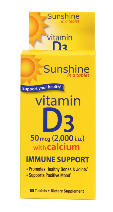 WINDMILL VITAMIN D 2000IU SUNSHINE TABLET 60CT