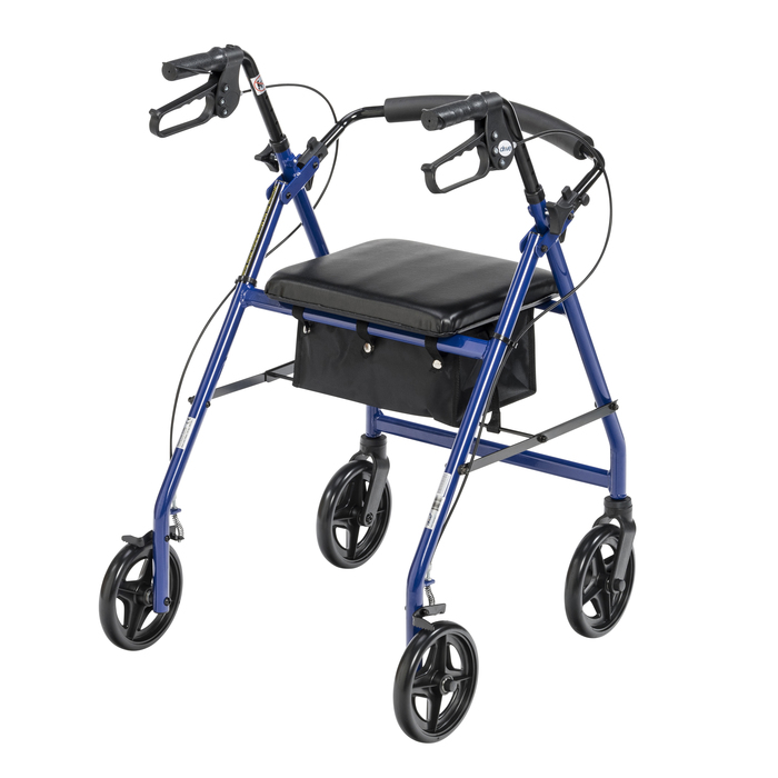 Rollator Aluminum Blue 7.5" Casters