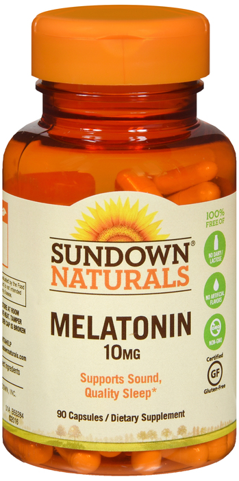 Sundown Melatonin 10mg Capsules 90ct