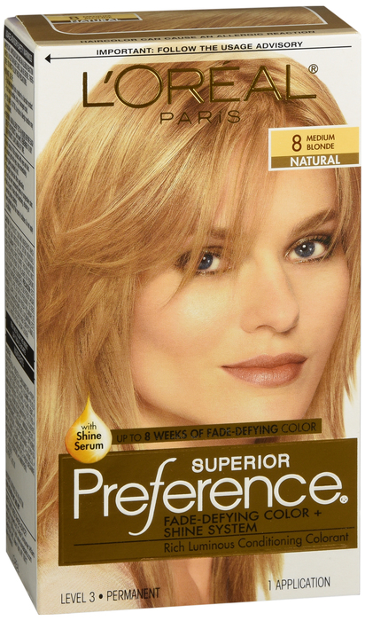 L'Oreal Paris Superior Preference Medium Blonde Permanent Hair Color 1ct