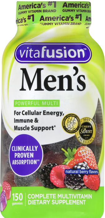 Vitafusion Men's Complete Multivitamin Gummies 150ct