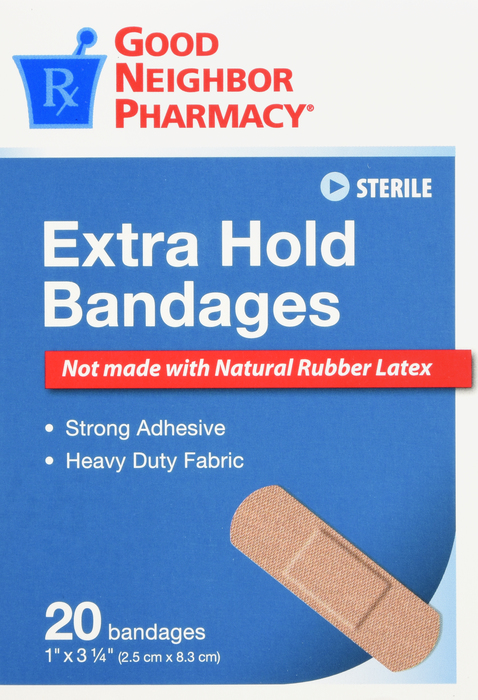 Good Neighbor Pharmacy Bandages Extra Hold 1x3Â¼ 20ct