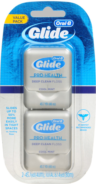 GLIDE FLOSS DEEP CLEAN MINT 80M