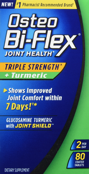 Osteo Bi-Flex Triple Strength + Turmeric Joint Health Tablets 80ct