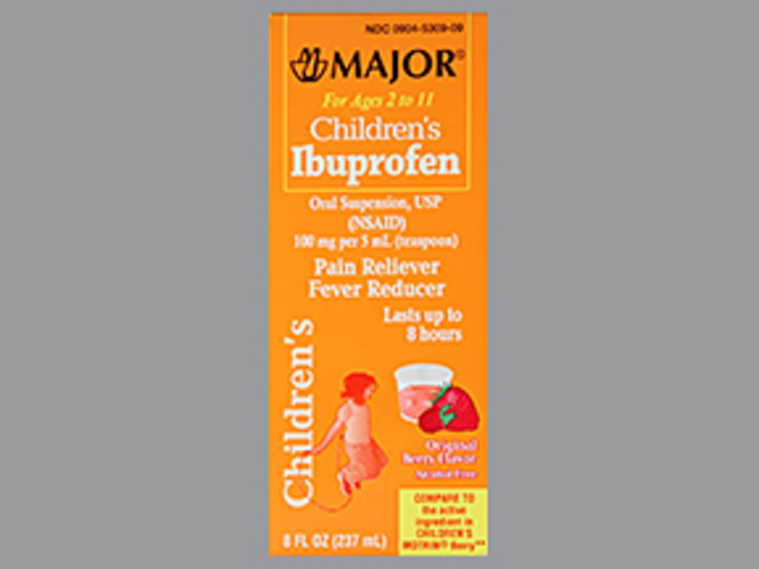 IBUPROFEN CHILD SUSP BOXED BERRY 8OZ MAJ