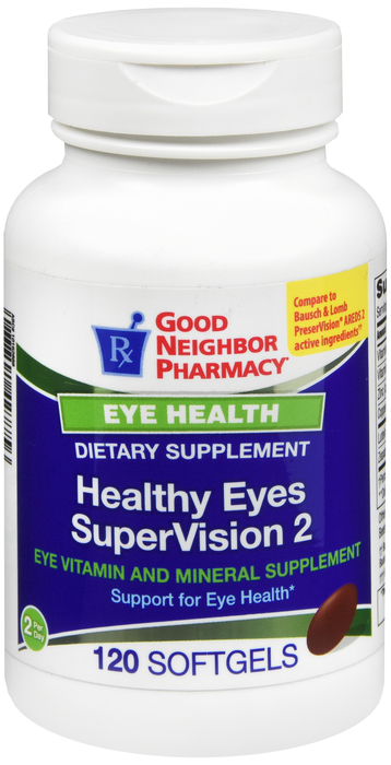 Good Neighbor Pharmacy Healthy Eyes SuperVision 2 Softgels 120ct