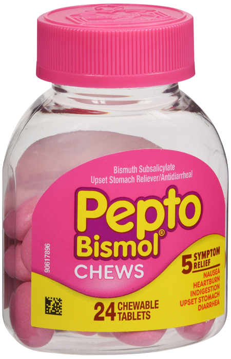 Pepto Bismol Digestive Relief Chewable Tablets 24ct