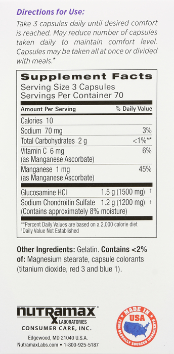 Cosamin DS Joint Health Supplement Capsules 210ct