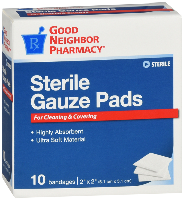 Good Neighbor Pharmacy Sterile Gauze Pads 2x2 10ct