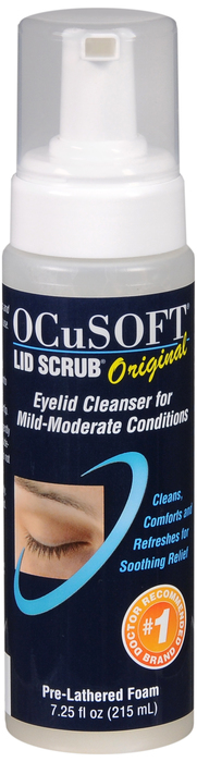 OCUSOFT EYE LID SCRUB ORIGINL FOAM 7.2OZ