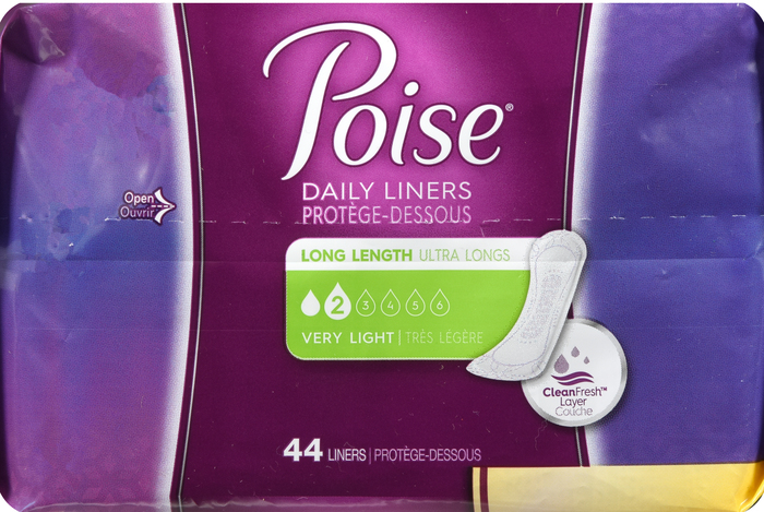 POISE LINER VERY LIGHT LONG 6X44 CT