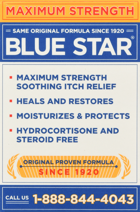 Blue Star Anti-Itch Medicated Ointment 2oz