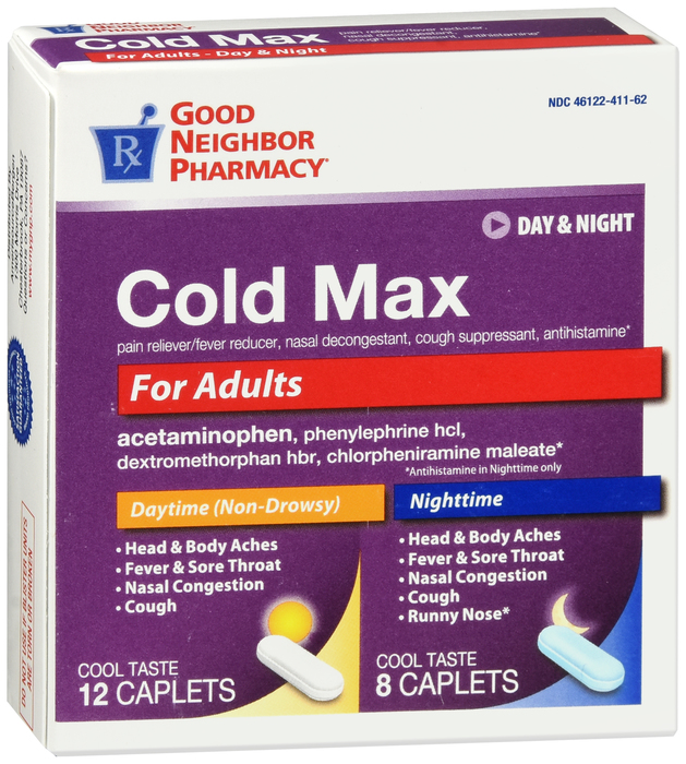 Good Neighbor Pharmacy Cold Max Day & Night Caplets 20ct