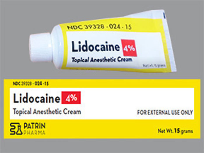 Lidocaine 4% Cream 15gm Patrin