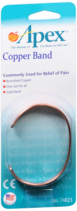 COPPER BAND BRACELET 74023PKG CAREX