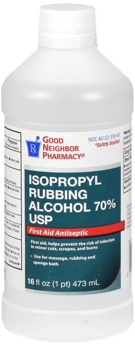 Good Neighbor Pharmacy Alcohol Isopropyl 70% Liquid 12x16oz