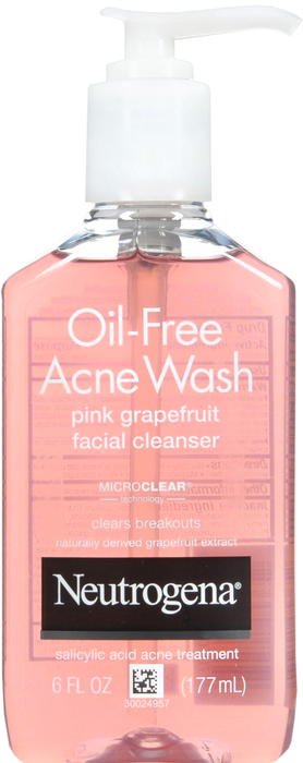 NEUTROGENA O/F CLEANSER PINK GRAPFR 6OZ