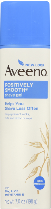 AVEENO SHAVE GEL POSITIVELY SMOOTH 7OZ