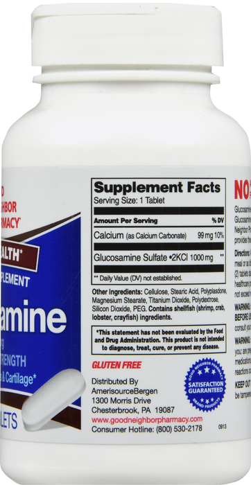 Good Neighbor Pharmacy Glucosamine 1000mg Tablets 120ct