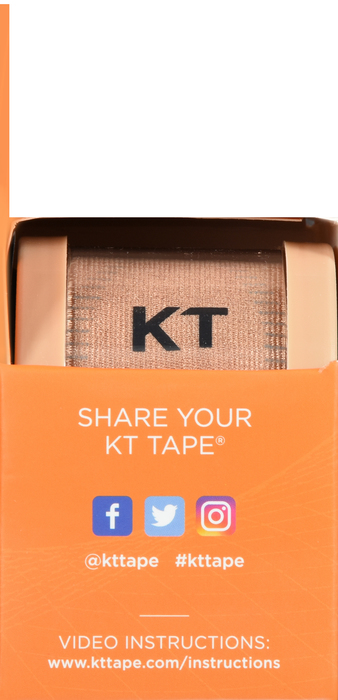 KT Tape Pre-Cut Synthetic Pro Tape Beige 20ct