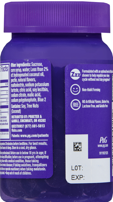 ZZZQuil Pure Zzzs Melatonin Destress & Sleep Gummies 42ct