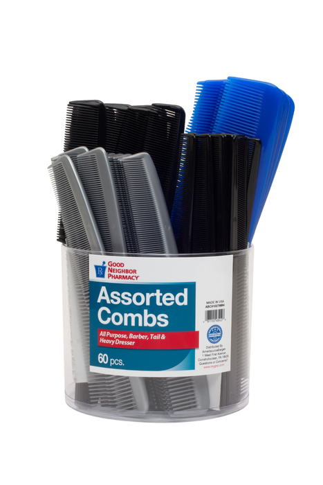 Good Neighbor Pharmacy Assorted Combs Bucket 60ct