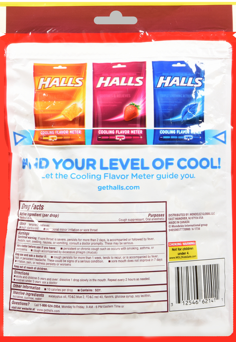 HALLS BAG CHERRY 80CT