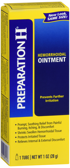 Preparation H Hemorrhoid Symptom Treatment Ointment 1oz