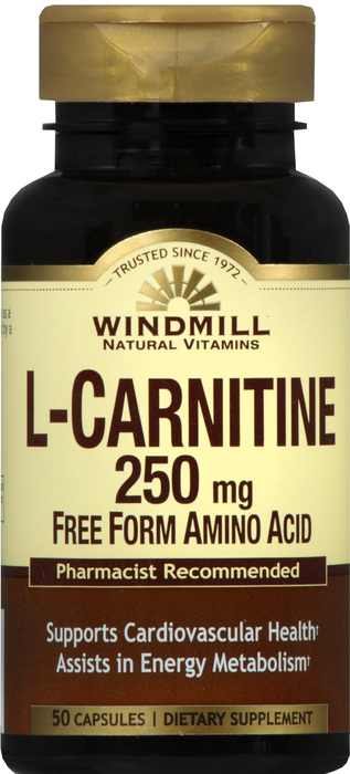 L-CARNITINE 250MG CAPSULE 50CT WINDML