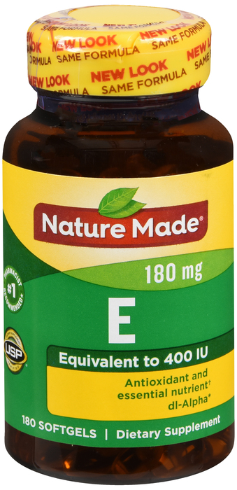 Nature Made Vitamin E 400Iu DL-Alpha Softgels 180ct