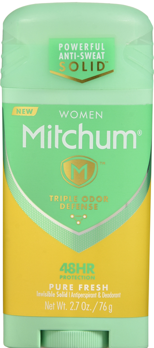 Mitchum Women Triple Odor Defense Pure Fresh Deodorant 2.7oz