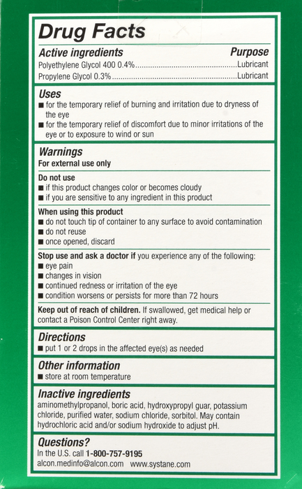 Systane Preservative-Free Ultra Lubricant Eye Drops 25ct