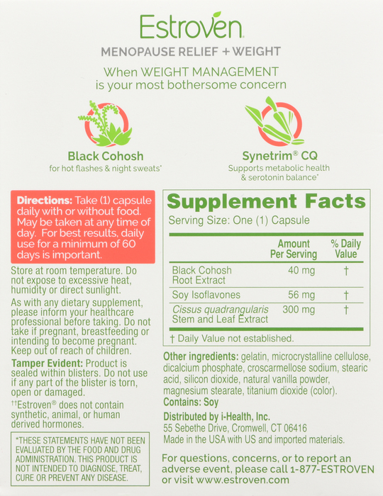 Estroven Weight Management Capsules 30ct