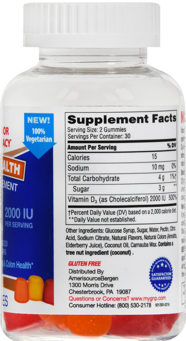 Good Neighbor Pharmacy Vitamin D 2000 IU Assorted Gummies 60ct