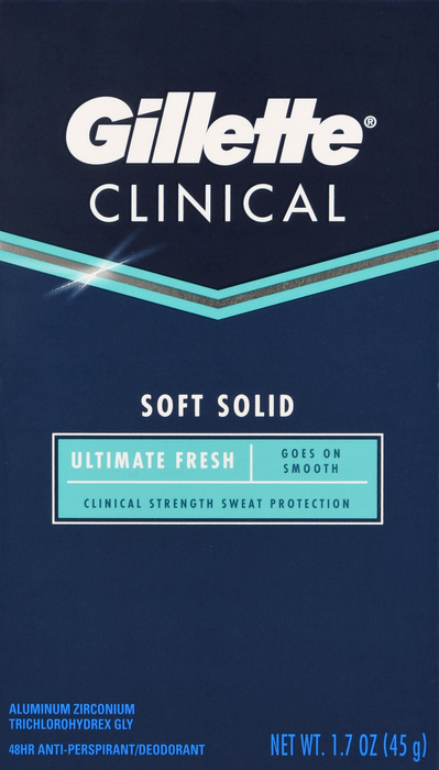 GILLETTE CLINICAL SOLID FRESH 1.7OZ