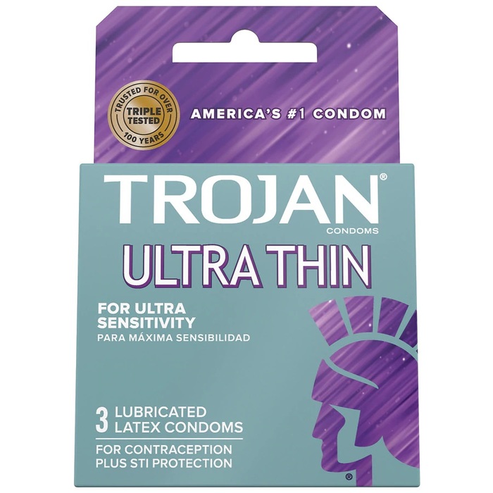 Trojan Ultra Thin Condoms 3ct