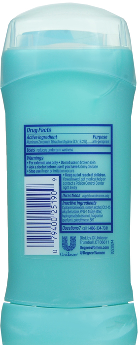 Degree Women Shower Clean Antiperspirant 2.6oz