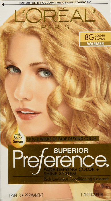 L'Oreal Paris Superior Preference Golden Blonde Permanent Hair Color 1ct