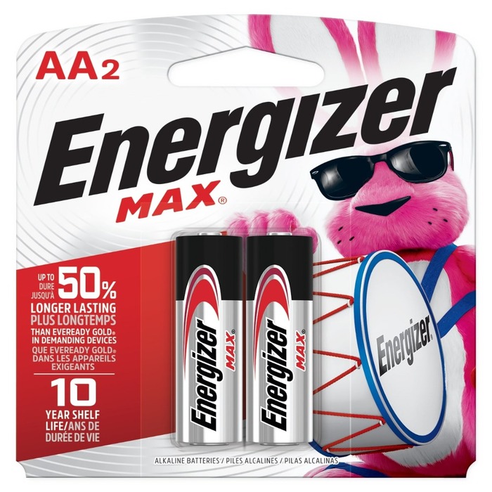 ENERGIZER MAX ALK AA E91BP2 2PK