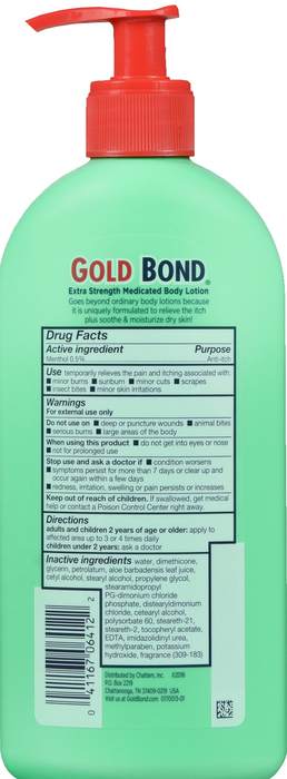 GOLD BOND MEDICATED LOTION EXTRA STRENGTH 14 OZ