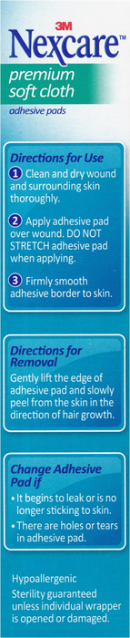 NEXCARE ADHSIV PAD CLOTH 2-3/8"X4" 5CT