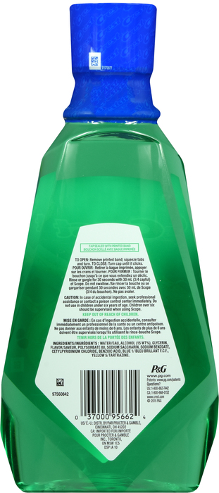 Crest + Scope Original Mint Classic Mouthwash 33.8oz