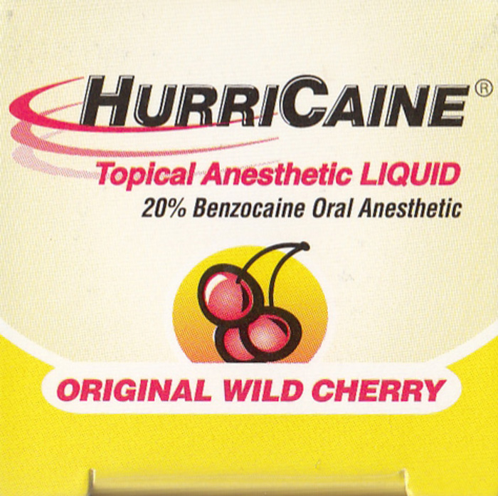 HURRICAINE 20% LIQUID JAR CHERRY 1OZ