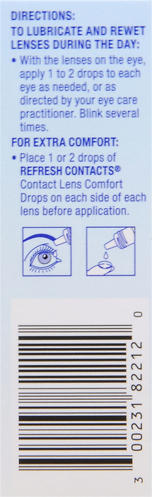 Refresh Contact Lens Comfort Moisture Drops 12ml